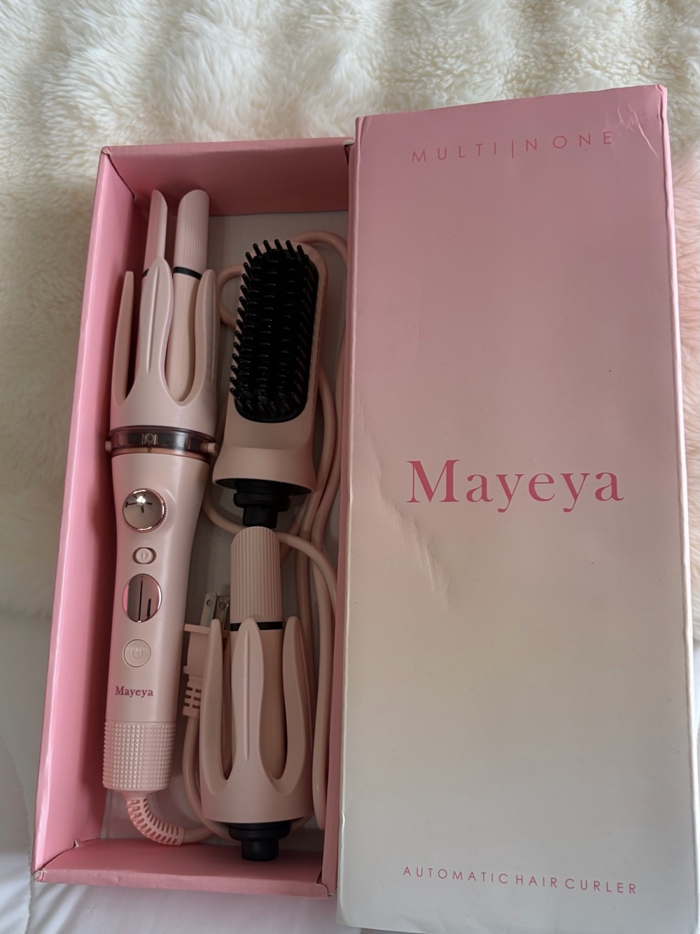Pink Multi-Function Women's Hair Styling Tool